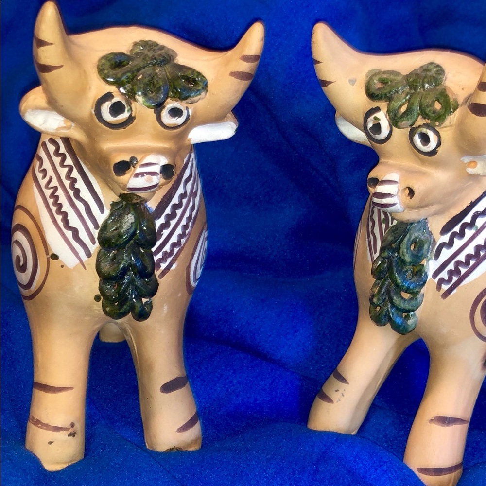 Set of Torito de Pucara from Peru